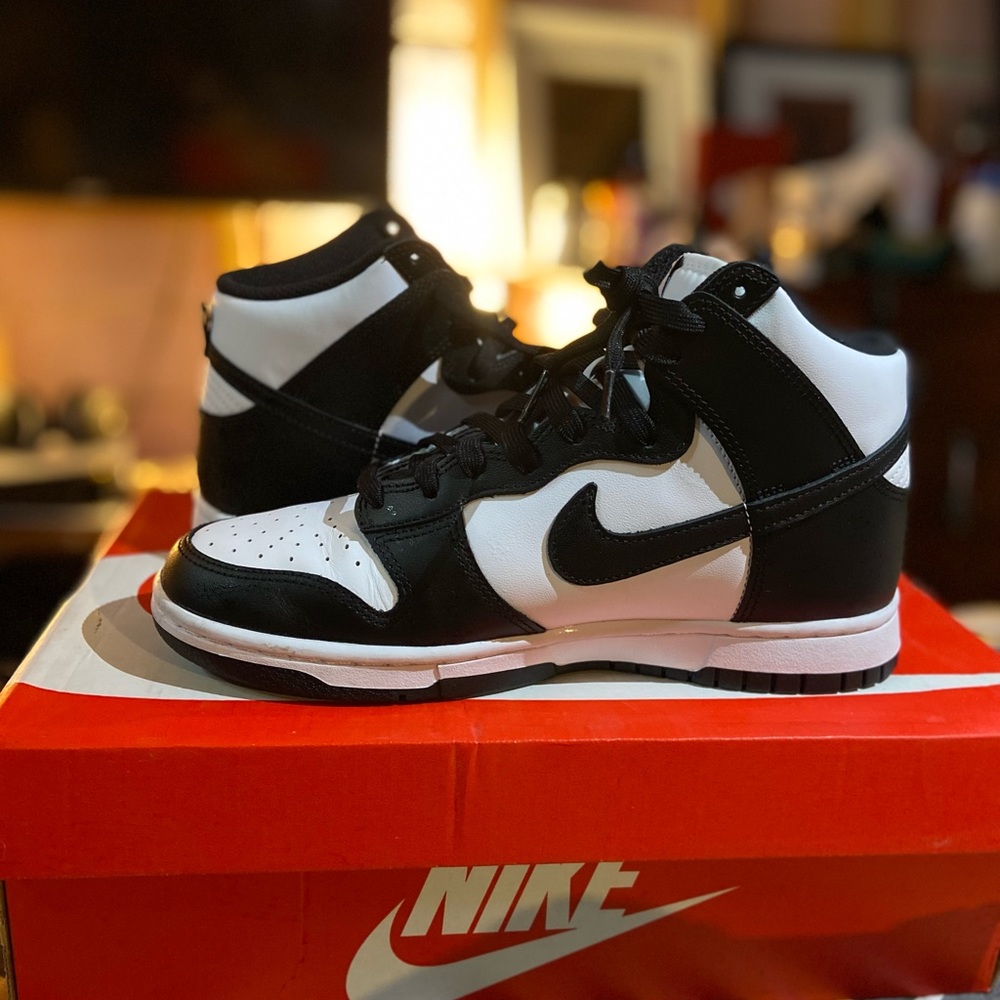 Women's Black & White Dunk Highs